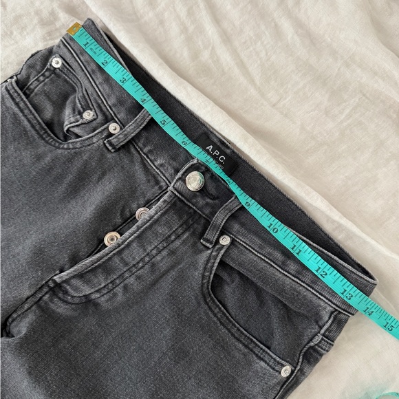 APC Petit Standard Jean Droit Etroit Gray Skinny A.P.C. Jeans - Picture 8 of 9